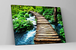 Obraz Drevený mostík 1930